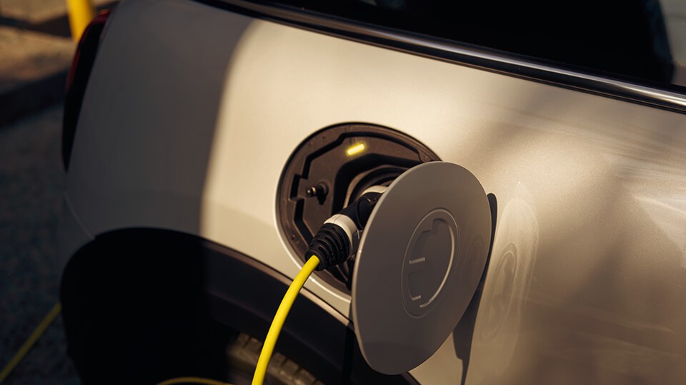 Electric charging close up